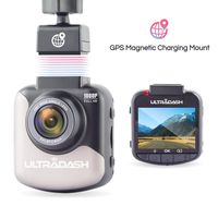 UltraDash C1 Magnetic GPS Mount Dash Cam Car Camera DVR Dashboard Digital Driving Video Recorder with Full HD 1080P, 140 Degree Wide Angle, G-Sensor, w/Exmor Image Sensor, 2 Inch LCD