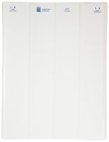 Brady LAT-13-747-2.5 1.875" Width x 0.833" Height, B-747 Permanent Polyester, Matte Finish White Lasertab Laser Printable Label (Pack of 2500)