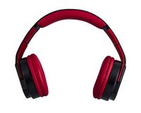 TekNmotion (TM-FLIPSOUNDZR) Bluetooth Headset Flip Soundz Bluetooth Headset/Flip Out Speaker with 40mm Gaming Class Driver, 2.1 Stereo Headset, and Omni Directional mic - Red