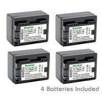 Kastar Battery BP-718 (4-Pack) for Canon BP-718 BP-727BP-709 CG-700 and VIXIA HF M50 HF M52 HF M500 HF R30 HF R32 HF R40 HF R42 HF R50 HF R52 HF R60 HF R62 HF R300 HF R400 HF R500 HF R600 Cameras
