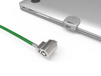 Maclocks MBALDGZ01KL Ledge Security Laptop Lock Slot Adapter with Keyed Lock for MacBook Air (Silver)
