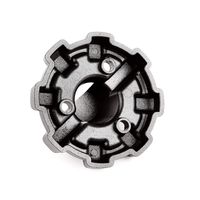 Rugged Ridge 17212.13 Elite Antenna Base, Black (07-17 Jeep Wrangler JK)