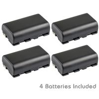Kastar Battery 4-Pack for Sony NP-FS11 NP-F10 and CCD-CR1 CCD-CR5 DCR-PC1 DCR-PC2 DCR-PC3 DCR-PC4 DCR-PC5 DCR-TRV1VE Cyber-Shot DSC-F505 DSC-F505V DSC-F55 DSC-F55V DSC-P1 DSC-P20 DSC-P30 DSC-P50