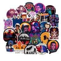 BoBc 50PCS Stranger Things Stickers for Water Bottles,Laptops Sticker,Waterproof Vinyl Decal Sticker for Phone,Bicycles, Mac Book,Computer, Hydro Flasks, Cars, PS4, Xbox ONE