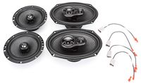 Skar Audio Complete RPX Series Speaker Upgrade Package - Fits 1996-1998 Honda Civic