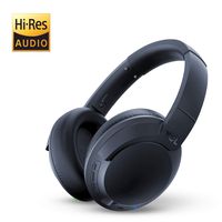 TCL ELIT400NC Wireless On-Ear Headphones Hi-Res Noise Cancelling Bluetooth Headphones with 22 Hour Playtime and Fast Charge - Midnight Blue