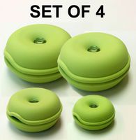 Electriduct Cable Turtle Organizer 4pc Set - Mini, Small, 2x Large - (Green)