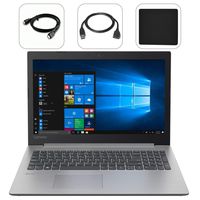 Lenovo Ideapad 330 15.6-Inch Quad Core SSD Pro Build Laptop, DVD-RW, Intel Celeron N4100 up to 2.4GHz, 4GB DDR4, 128GB SSD, Bluetooth, WiFi, Windows 10 with Bonus Accessories