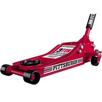 3 ton Heavy Duty Low Profile Floor Jack with Rapid Pump by Pittsburgh Automotive