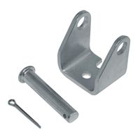 U-Shape BRK-02 mounting Bracket for Linear Actuator | Made with Iron Steel | Can be Used with Progressive Automations Linear Actuator Model PA-03, PA-04