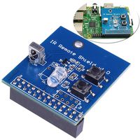 IR Transmitter Infrared Remote Hat Expansion Board 38KHz Transceiver Shield for Raspberry Pi RPi B+/2B/3B