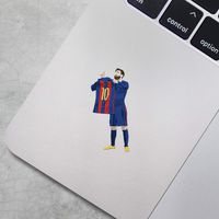 Lionel Messi Shirt Celebration Laptop Sticker