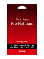 Canon Photo Paper Pro Platinum, 4 x 6 Inches, 50 Sheets (2768B014)
