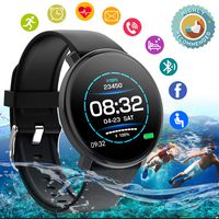 Smart Watch,Fitness Watch Activity Tracker with Heart Rate Blood Pressure Monitor IP67 Waterproof Sports Fitness Tracker Watch Smart Bracelet Wristband for Android iOS Phones Men Women Kids