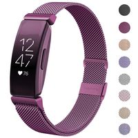 HAPAW Bands Compatible with Fitbit Inspire HR, Inspire Metal Band Accessories Stainless Steel Mesh Bracelet Women Men Wristbands Strap for Inspire & Inspire HR Fitness Tracker