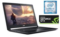 Acer Aspire 7 Gaming Laptop, 15.6" Full HD IPS Display, Intel 6-Core i7-8750H, 256GB SSD + 1TB Firecuda Gaming SSHD, 16GB DDR4, NVIDIA GeForce GTX 1050Ti 4GB, Backlit Keyboard, HDMI, USB C, Win 10