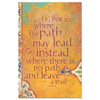 Tree-Free Greetings EcoNotes Stationary- Blank Note Cards with Envelopes, 4" x 6", Do Not Go Where, Emerson Themed, Boxed Set of 12 (FS66565)