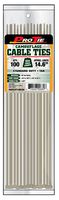 Pro Tie CFT14SD100 14-Inch Tan Nylon Standard Duty Cable Ties, 100-Pack
