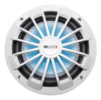 MB QUART NW1-254L Nautic Series Marine-Certified 10" 600-Watt Shallow Subwoofer with LED Illumination