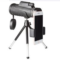 JRC- MonocularTelescope Waterproof Spotting Scope Low Night Vision 12x50 Dual Focus Optical Class Bak- 4 Prism Diameter 50 MM with Tripod Cellphone Holder for most phones included, Optics-Wide Angle