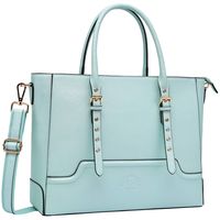 Laptop Tote Bag, 15.6 Inch Computer Bags Chic Work Bag for Office Lady Teacher Travel School by EaseGave,Mint