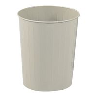 Safco Products 9604SA Round Wastebasket, 23 1/2-Quart, Sand