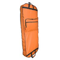 DALIX 60" Professional Garment Bag Cover for Suits Pants & Gowns Dresses (Foldable) (Orange)