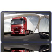 Xgody Trucking GPS Navigation 7 Inch Capacitive Touchscreen 8GB GPS Navigation System Lifetime Map Updates Spoken Turn-by-Turn Directions SAT NAV GPS Navigator System for Vehicles Support POI