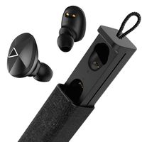 True Wireless Earbuds, ONEvido Bluetooth 5.0 Headphones 25h Playtime Stereo Sound Noise Cancelling in-Ear Sport Headsets with Charging Case Built-in Mic(Black)