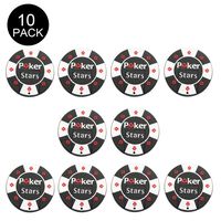 10 PCS Poker Chip U Disk Poker Chip Model USB 2.0/3.0 Flash Drive Thumb Memory Stick U Disk Round (4GB, 2.0)