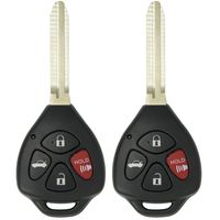Keyless2Go 2 New Keyless Entry Remote Car Key for Select Toyota Avalon Corolla Vehicles That Use GQ4-29T with 4D67 Chip