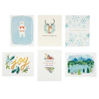 Hallmark Christmas Cards Assortment, Holiday Icons (6 Cards with Envelopes)