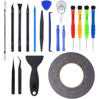 Vastar 21-Piece Most Complete Premium Opening Pry Tool Repair Kit and Screwdriver Set for Apple iPhone 4/4S/5/5C/5S/6/6 Plus (GSM/CDMA)/6S/iPad 4/3 /2/Mini, iPods and More