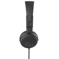 JLab Audio Studio On-Ear Headphones | Wired Headphones | Tangle Free Cord | Ultra-Plush Faux Leather with Cloud Foam Cushions | 40mm Neodymium Drivers with C3 Sound | Black
