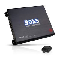 BOSS Audio Systems R3400D Class D Car Amplifier - 3400 Watts, 1 Ohm Stable, Digital, Monoblock, Mosfet Power Supply, Great for Subwoofers