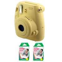 Fujifilm FU64-MINI8YK40 INSTAX MINI 8 Camera and Film Kit with 40 Exposures (Yellow)