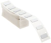 Brady M71EP-171-593 1.06" Width x 0.49" Height White Color B-593 Adhesive-Taped Polyester Raised Panel Labels With Gloss Finish For BMP71 Printers (200 Per Box)