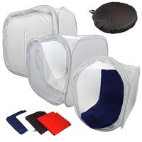 BlueDot Trading Photo Tabletop Studio Light 31.5 Inch / 80cm Tent Box Kit with 2 Lamps and Camera Stand