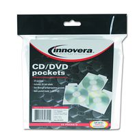 Innovera 39701 CD/DVD Pockets (Pack of 25)
