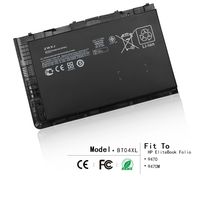 ZWXJ Laptop Battery BT04XL (14.8V 52Wh) for HP EliteBook Folio 9470 9470M Series Laptop HSTNN-IB3Z HSTNN-DB3Z HSTNN-I10C BT04 BA06 687517-1C1 687945-001