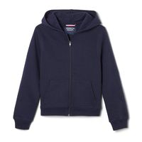 French Toast Boys Fleece Hooded Sweatshirt, Navy, 4T,Toddler Boys
