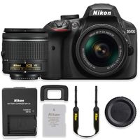 Nikon D3400 24.2MP DSLR Camera with AF-P 18-55mm VR Lens Kit (Renewed)