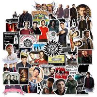 Z&I Exquisite Magic Anime Supernatural Theme Stickers Laptop Stickers Waterproof Skateboard Snowboard Car Bicycle Luggage Decal 50pcs Pack(None 50)