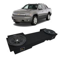 Compatible with 2002-2013 Chevy Avalanche Underseat Kicker Comp C10 Dual 10" Sub Box Enclosure New - Final 2 Ohm
