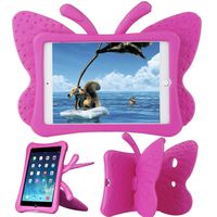 SCIMIN iPad 2 Case, iPad 3 Kids Case, iPad 4 Shockproof Case, Butterfly Design Shockproof EVA Foam Case with Stand for iPad 2 / iPad 3 / iPad 4 [Not fit iPad Air/iPad Air 2 / iPad Pro 9.7]