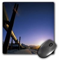 3dRose LLC 8 x 8 x 0.25 Inches Alaska, Brooks Range, Trans Alaska Oil Pipeline Hugh Rose, Mouse Pad (Mp_87502_1)