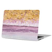 MacBook Pro 15 Inch Case 2016-2018 Release, Funut Rubber Coated Glossy Plastic Hard Case Shell Fashion Style for 2016-2018 MacBook Pro 15 A1707 A1990, Fissure of Oil Painting