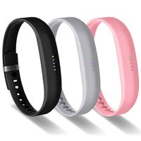 Greeninsync Compatible with Flex 2 Accessory Bands, Classic Sport Silicone Fitness Replacement Band w/Metal Clasp for Fitbit Flex 2 Adjustable Accessories Bracelet&Strap Wristband Large(3Pack)