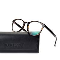 Blue Light Blocking Computer Reading/Gaming Glasses Better Sleep Headache Anti Eye Strain Anti Fatigue Anti Glare Acetate Frame(0.00) (Black/Tortoise, Vintage Round Frame)