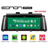 Eonon Android 8.1 Car Stereo, Car Radio with 8.8 inch IPS display Screen Support Android Auto, Carplay, Applicable to BMW X3 F25/X4 F26(2014-2016)NBT Compatible With iDrive System Head Unit- GA9205NB